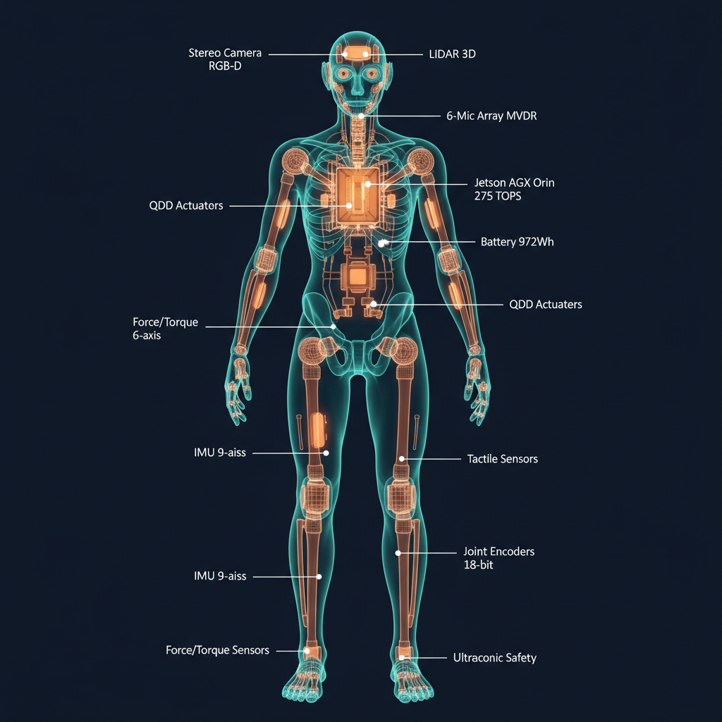 Robot Anatomy — Sensor & Peripheral Map